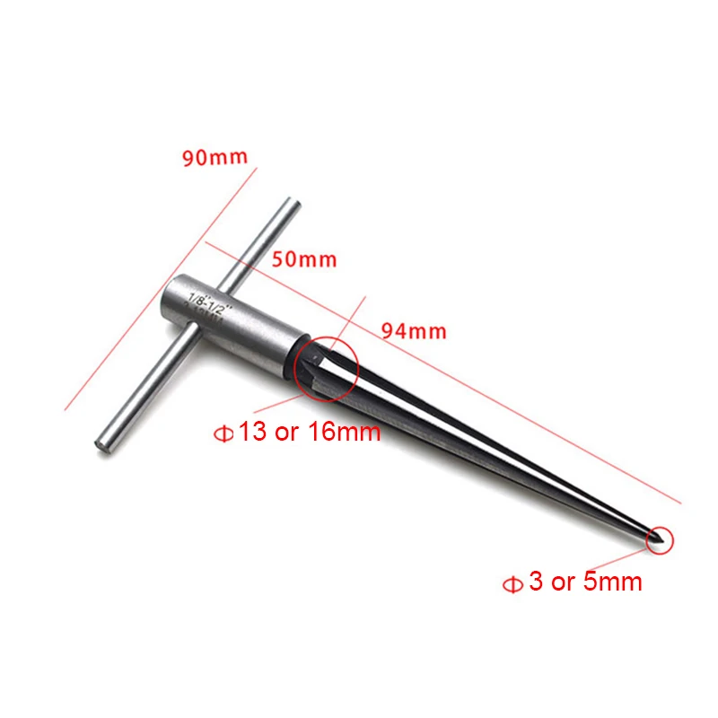 1 PC 3-13MM or 5-16MM Reamer for Guitar Pickup Equalizer or Guitar Peg Machine Head Installing Luthier Tool Parts