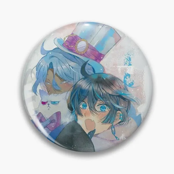 Vanitas And Noe Winter  Soft Button Pin Gift Women Cartoon Lover Brooch Jewelry Collar Metal Funny Hat Badge Fashion Decor