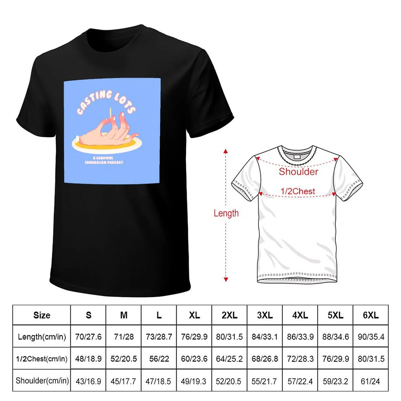 Casting Lots Logo T-Shirt oversized t shirt blanks tees mens graphic t-shirts anime