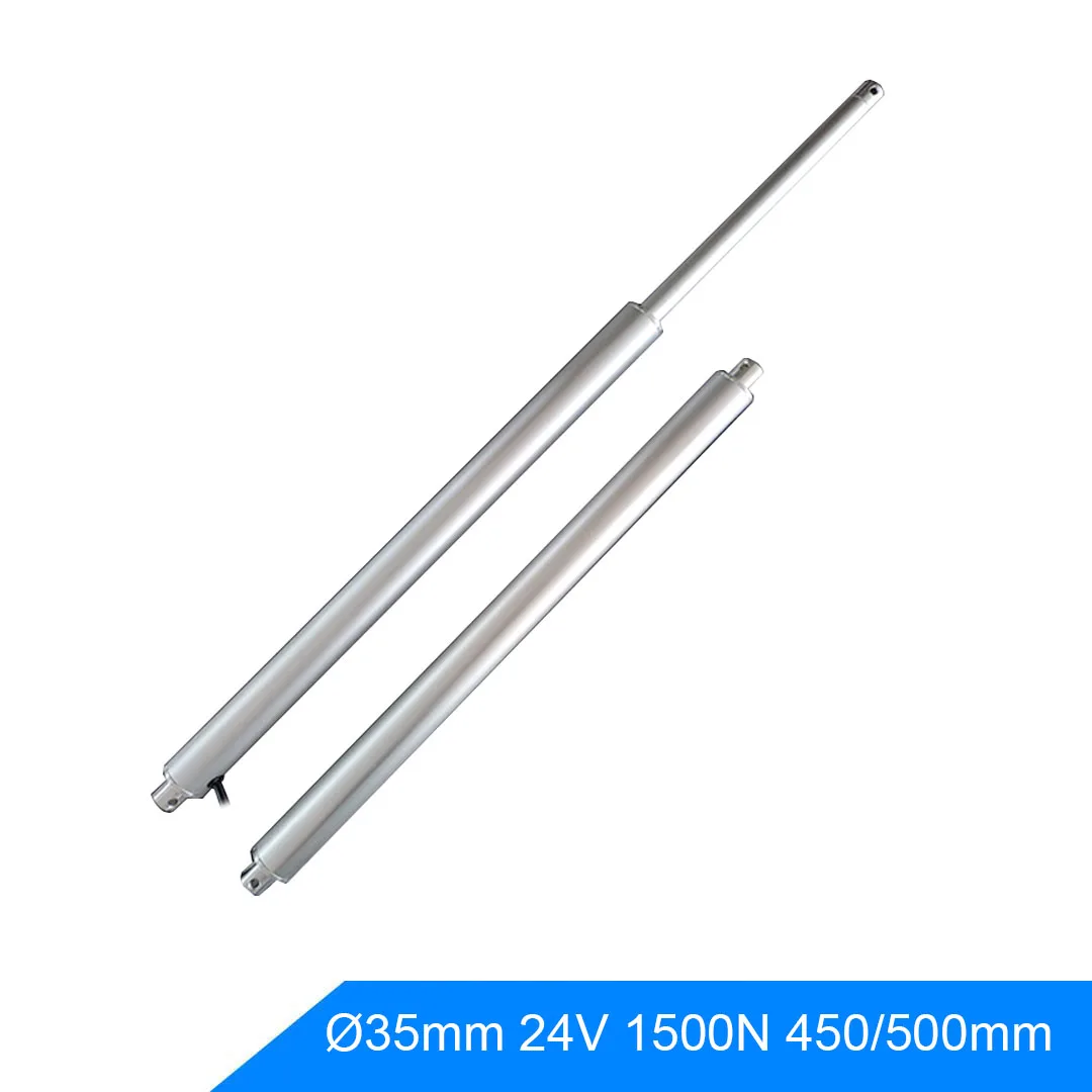 450mm 500mm Linear Actuator 1200N/1500N 15mm/s for Medical Bed