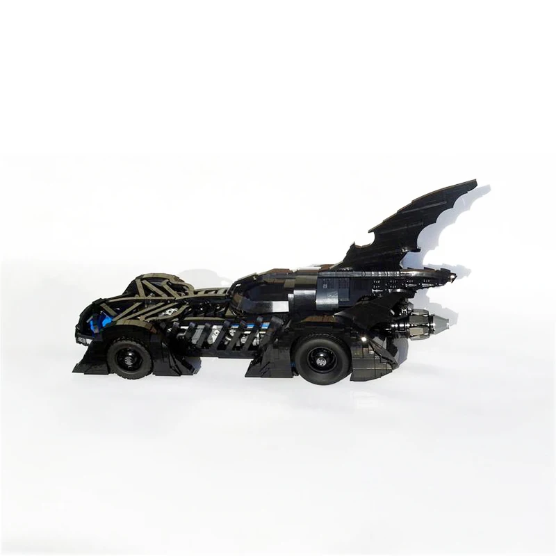 Famous Movie UCS 1995 Forever Batcar MOC Building Blocks Model Bat Chariot Sports Car Brick Toy Children\'s Gift