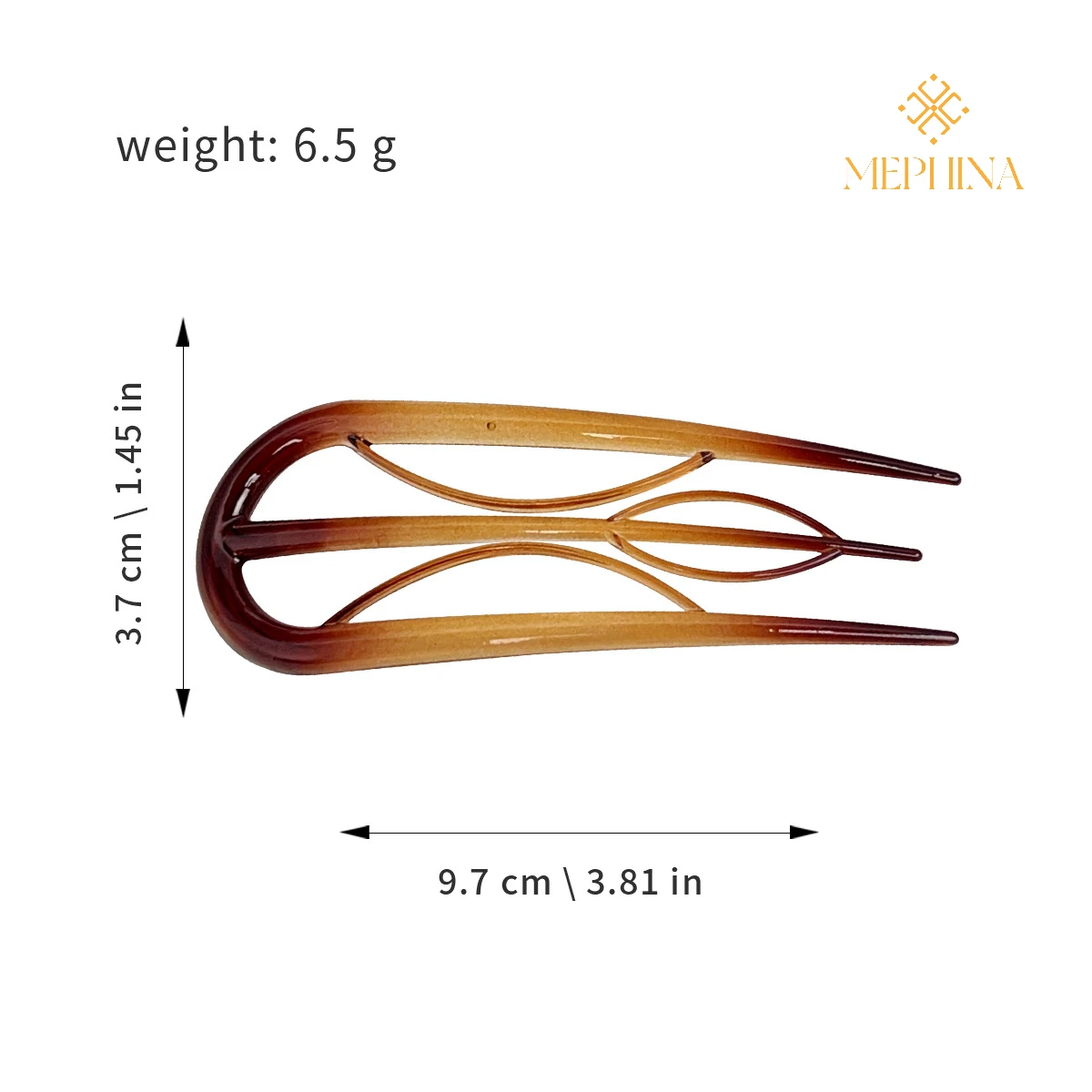 MEPHINA Forcine per capelli a forma di U Bastoncini per capelli Forcine per capelli Coil-up Comodi fermagli per capelli Eleganti semplici Accessori per le donne