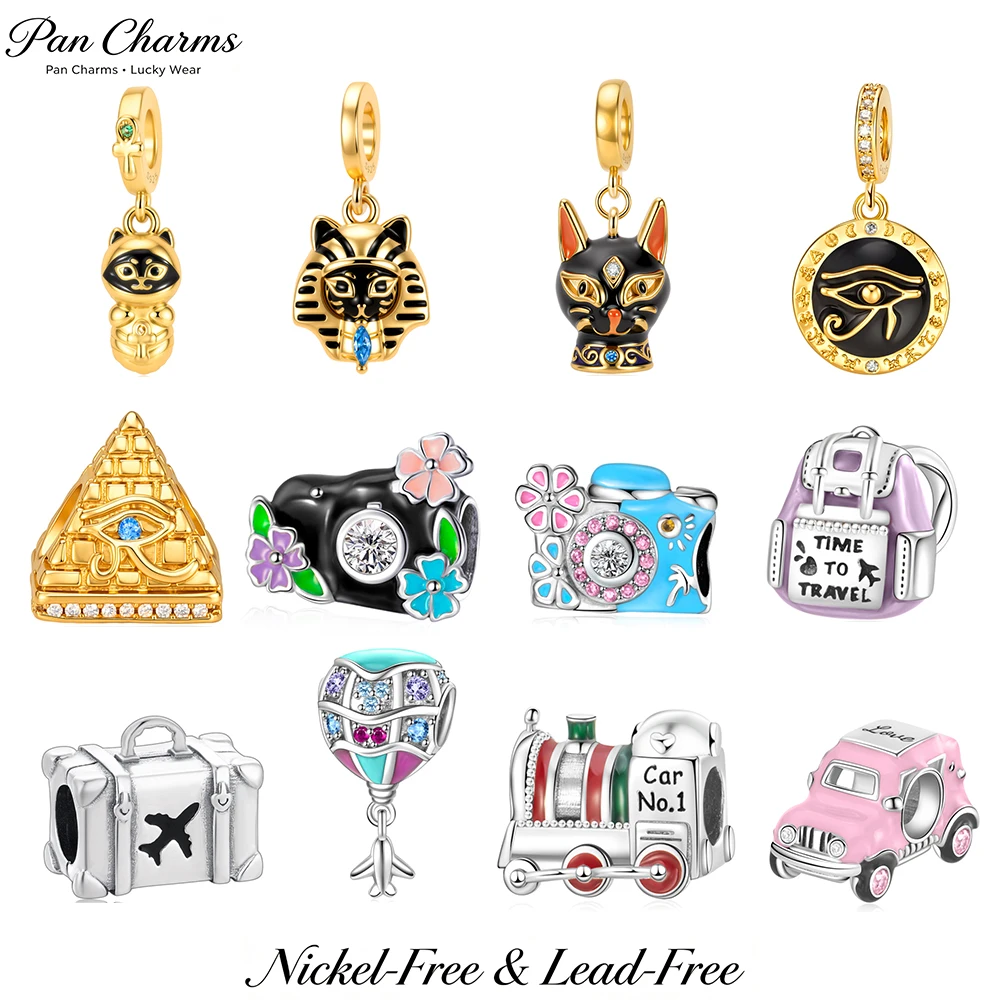 Women Fashion Egypt - 파나마 참스 이집트 피라미드 미라 고양이