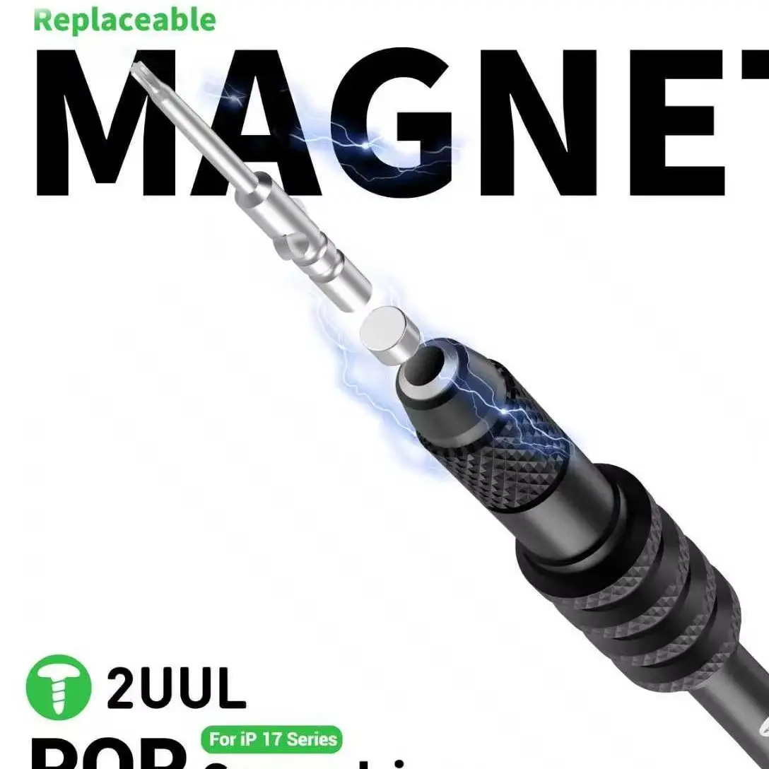 2UUL Special 4IP Screwdriver with Magnetic Screw Bit for iPhone 17 Series Disassembly Phone Repair Pry Opening Hand Tool