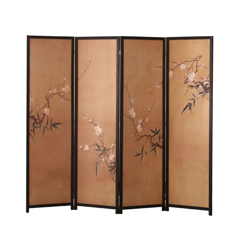 Office screen partition living room home new Chinese mobile hotel office study foldable entrance