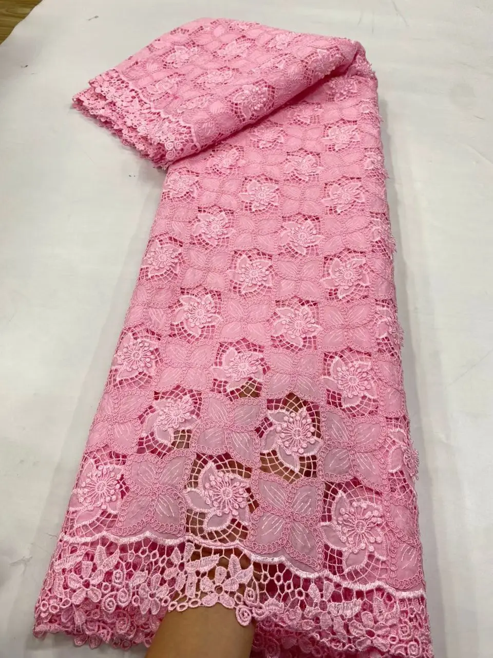 

Высококачественная вышивка 2025 года, африканская нигерийская сетчатая кружевная ткань, французский тюль с блестками для свадебных платьев, 5 ярдов, JL538