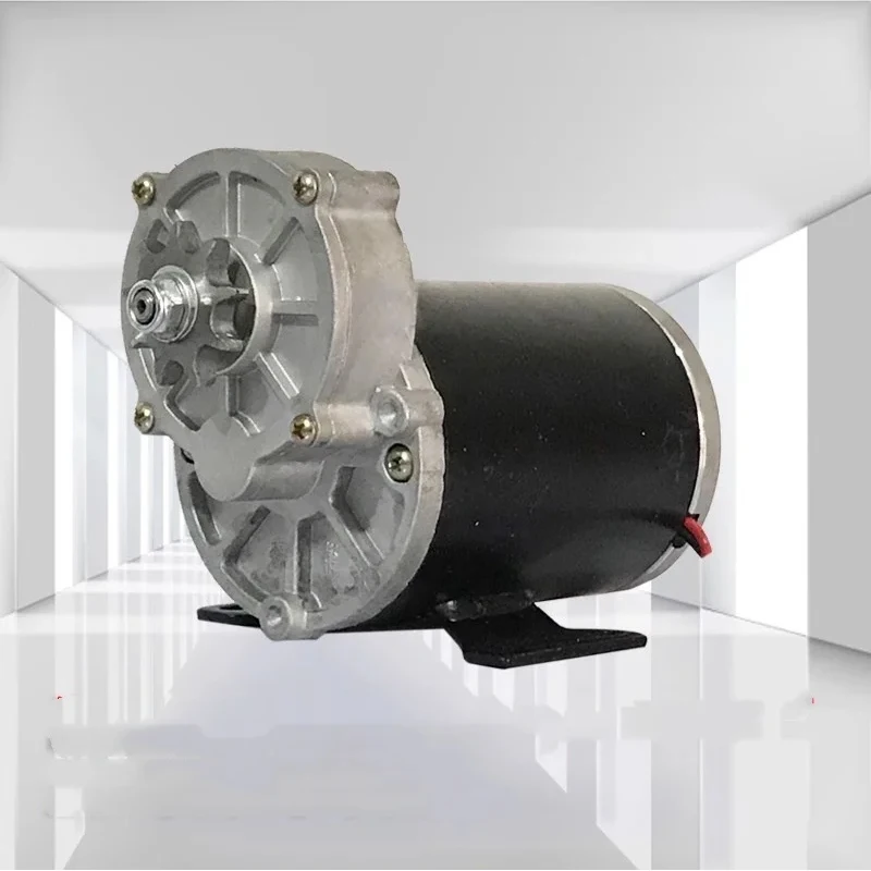 12V 24V 500W 200RPM DC Geared Motor, 9 Teeth/14 Teeth, High Torque Fertilizing Motor, Multi-purpose Sprocket