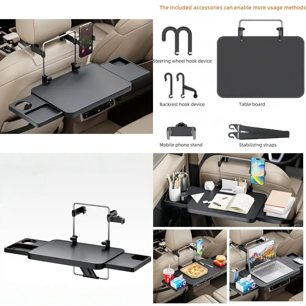 

Модернизированный автомобильный стол, версия с двойным ящиком, стол на руль, многофункциональный поддон для грузовика, автомобильный стол для ноутбука, автомобильный ноутбук Mou