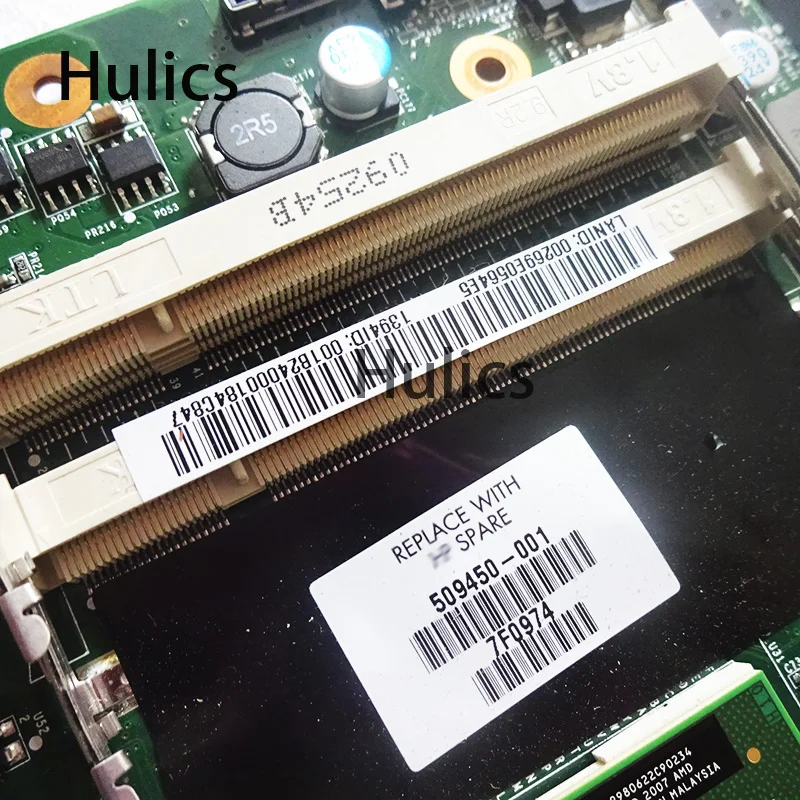 Imagem -03 - Usado 509450001 Mainboard para hp Dv6 Dv61000 Computador Portátil Placa-mãe Daut1amb6e0 Daut1amb6d0 Placa Principal