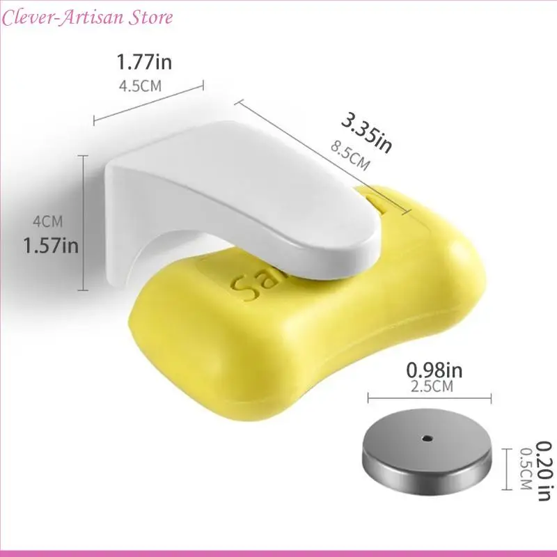 E06B Soap Holder ห้องน้ำฝักบัวจานฝักบัวจานเก็บกล่องติดผนังติดผนัง