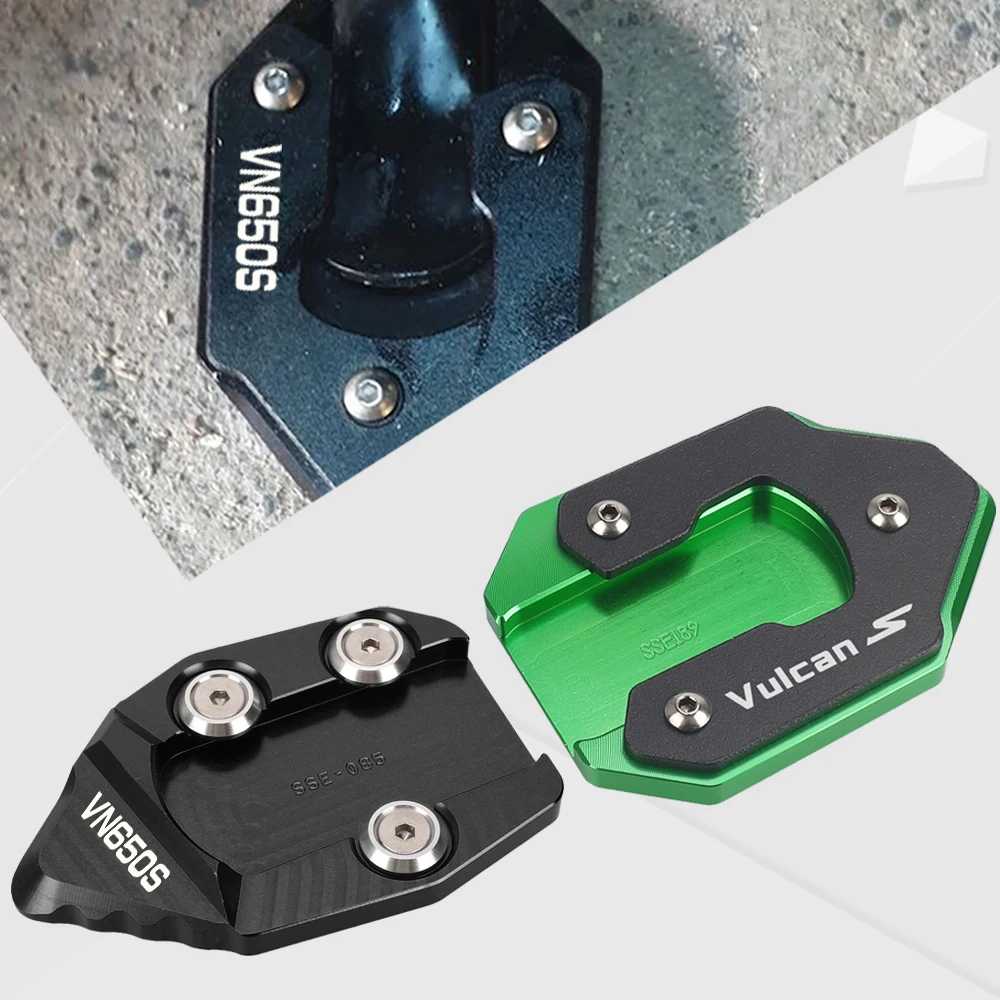 

For KAWASAKI Vulcan S 650 VN650 2015~2024 2025 Motorcycle Wheel ABS Sensor Foot Side Stand Extension Pad Enlarger Plate 2018