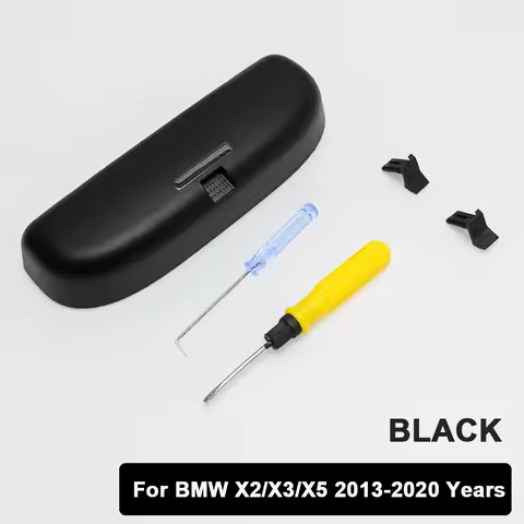 Car Sunglasses Holder Sun Glasses Box for BMW X1 F48 X3 F25 X5 G05 F10 F11 F20 I3 Eyeglasses Case Interior Accessories