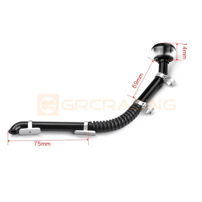 1/10 Classic Snorkel with Sand Cup Body Decoration Upgrade Parts For Trxs TRX-4 Defender RCDream G169C/G