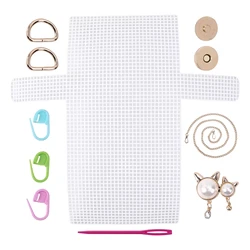DIY Materials Kit Knitting Crochet Bags Kit Plastic Frame Sheet for DIY Crafts