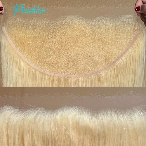 Imagen 2 del producto Phashion 13x6 13x4 Real Hd encaje Frontal 7x7 6x6 5x5 4x4 2x6 Rubio Cierre suizo 613 onda del cuerpo rizado recto 100 cabello humano Remy