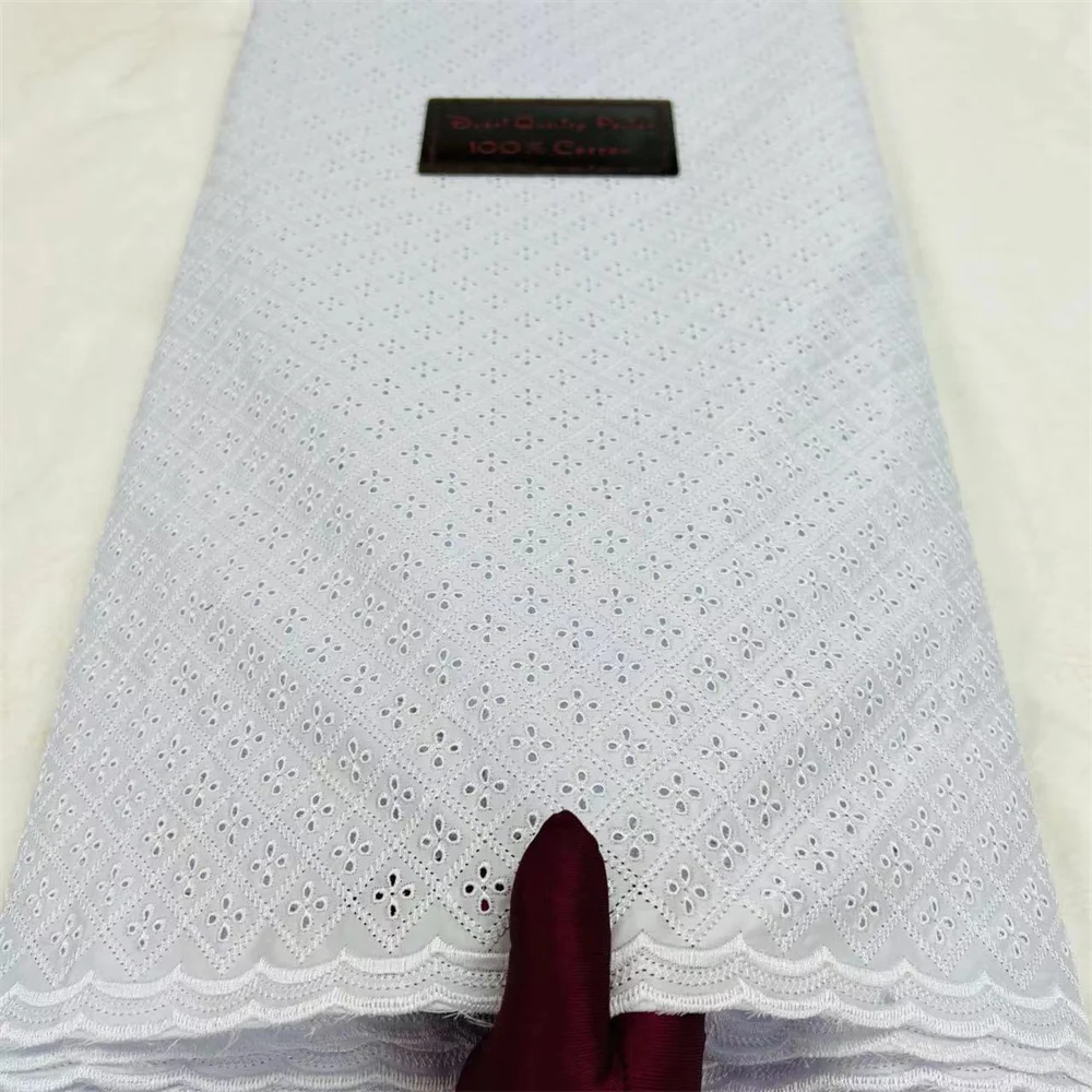 High Quality Swiss Voile Lace In Switzerland 100% Cotton Polish Dry Men Dress Lace fabric For Wedding Dresses Africa Fabrics