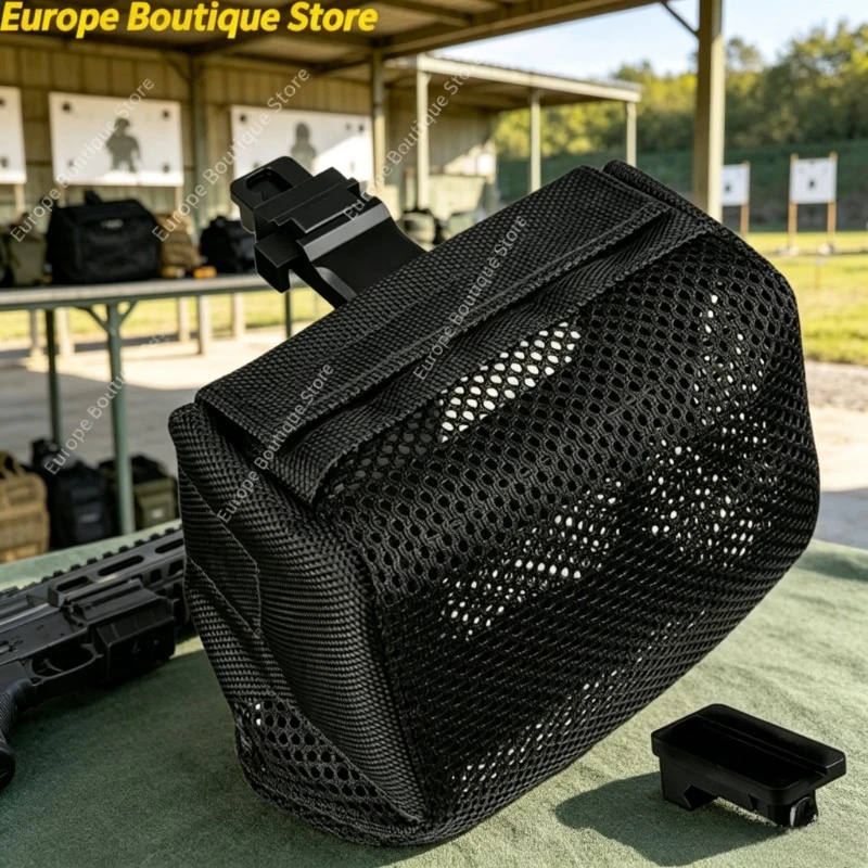

Heat Resistant Nylon Mesh Shell Catcher Tactical Quick Release Detachable Bullet Collector