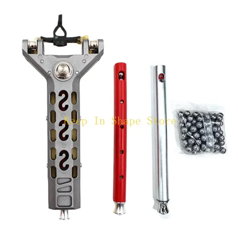 U1JC Handheld Practice Slings Shot Set with Fast Band Service and Carry-Ready Use