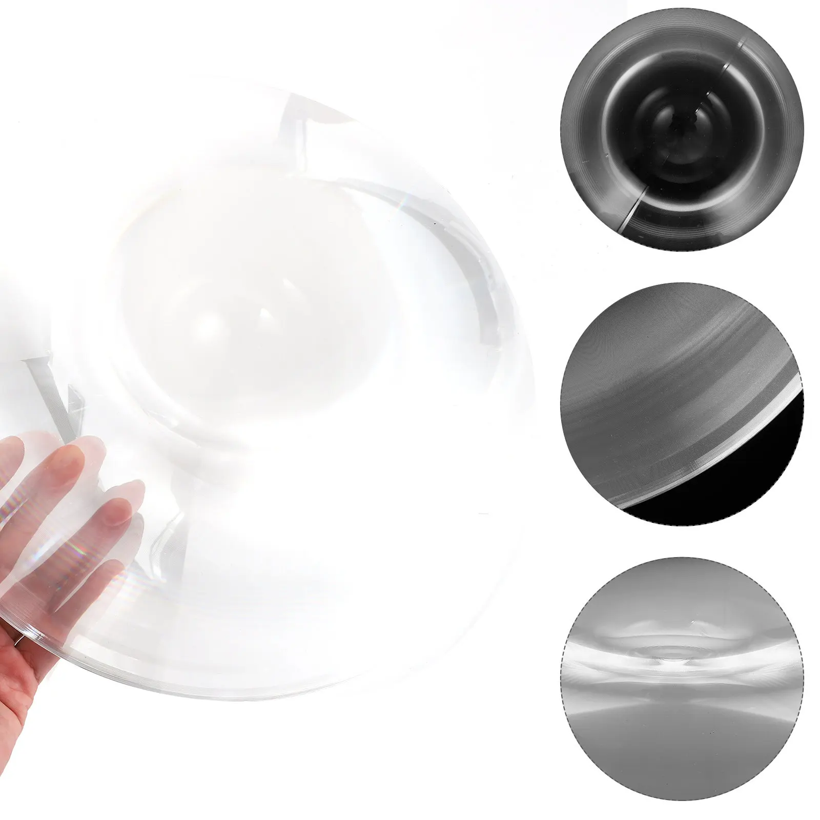 Projector Lens Acrylic Pmma High Transmission Lightweight Optical Experiment Tool Simple Structure Transparent High