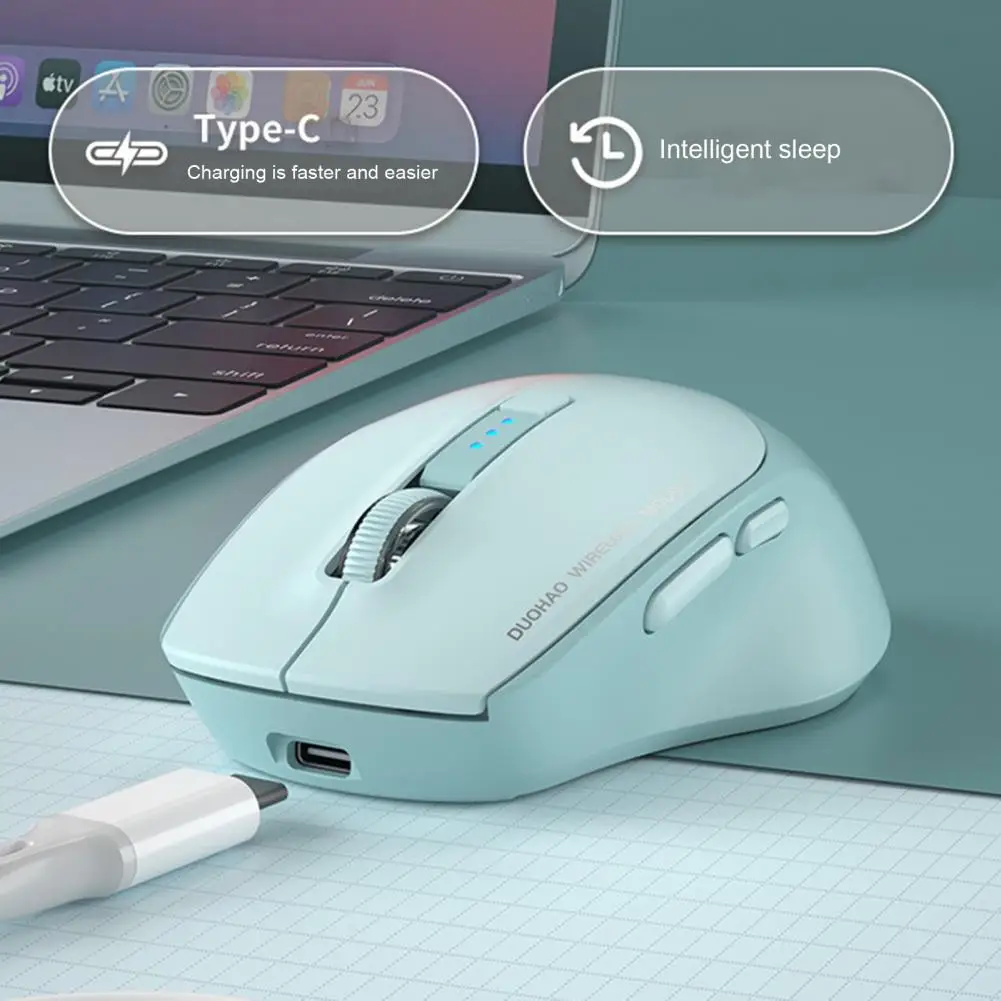 

Wireless Mouse with Power Display Right-handed Wireless Mouse Powerful Ergonomic Bluetooth Mouse with Power Display for Office