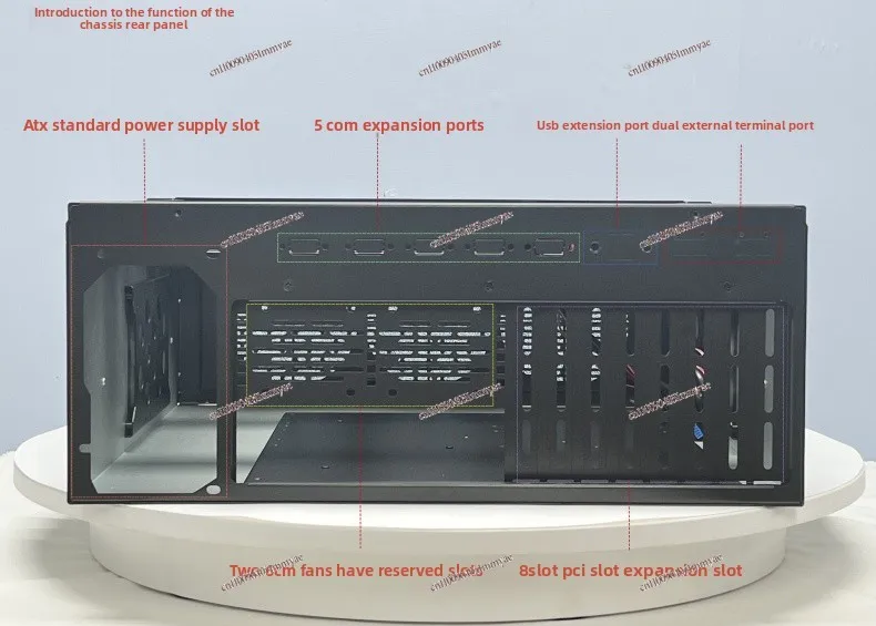 4U server chassis eatx main board 4090 graphics card radiator
