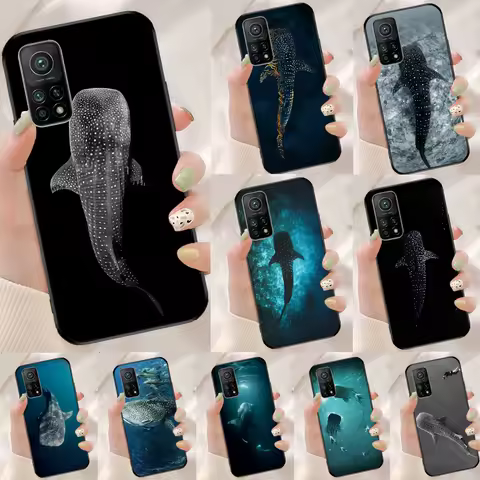 Ocean Whale Shark Animal Cover For Xiaomi 14 Ultra 15 13 11T 12T 13T 14T Pro POCO X7 Pro X3 X5 X6 M6 F5 F6 Pro Case