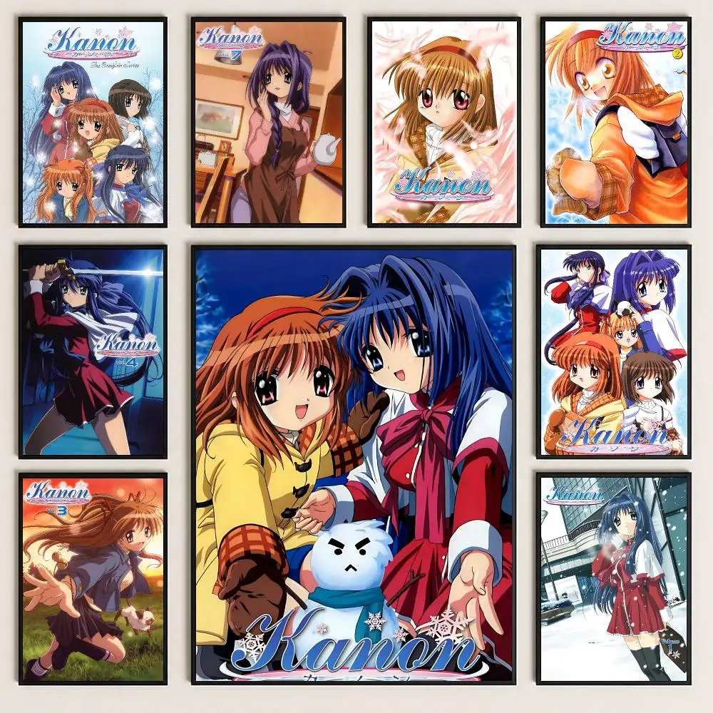 anime Kanon Poster Poster HD Printing Cozy and Warm Style for Home Decor for Bedrooms Cafes Gift Giving
