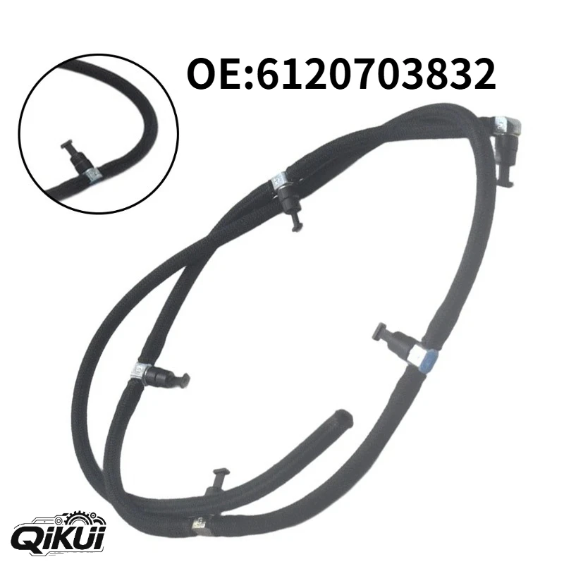 

QIKUI OE:6120703832 Return Oil Hose for Mer For Cedes-Benz For C-For Class 2000-2004 E-For Class 1999-2002 For CLK 2002-2005