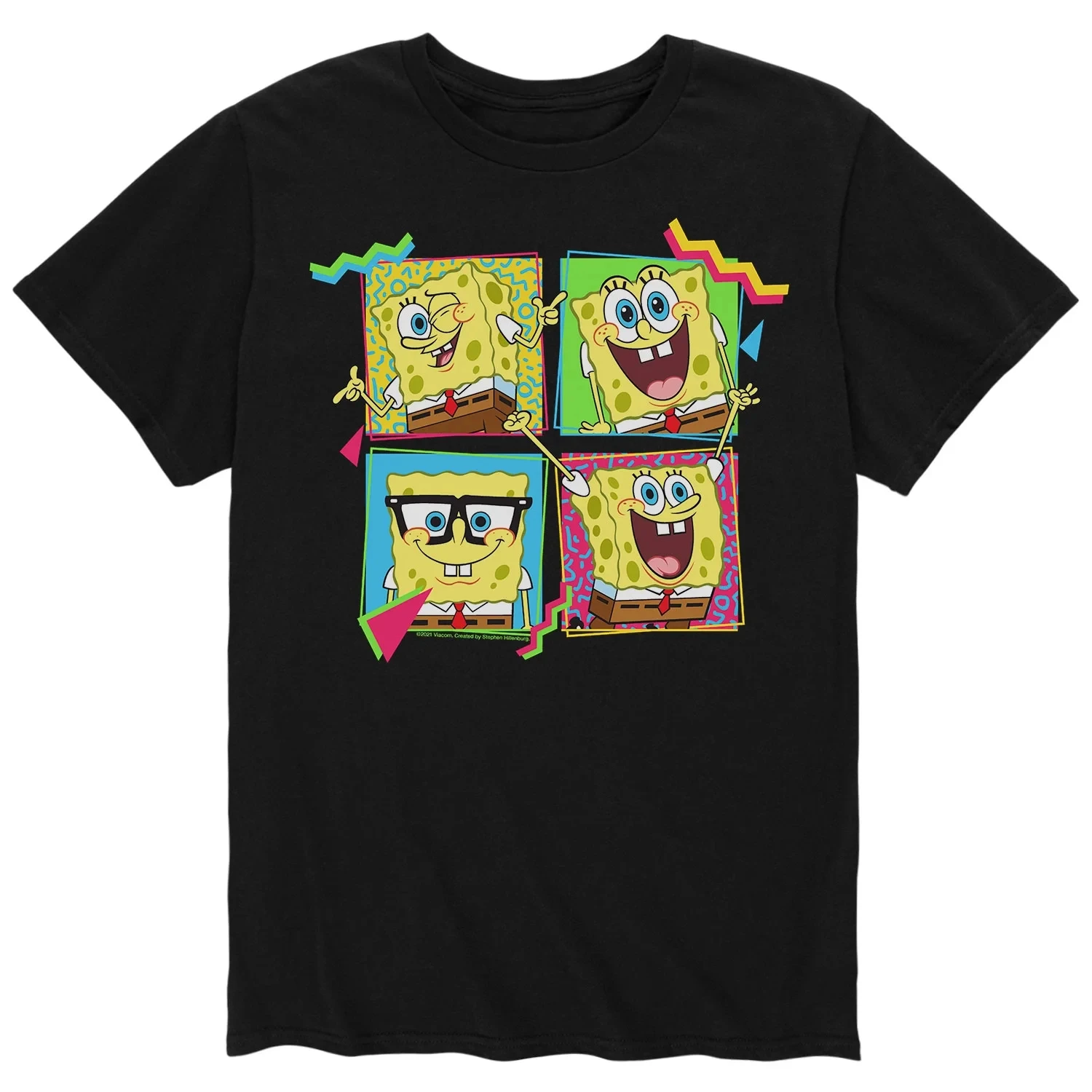 SpongeBob SquarePants Patrick Graphic Men's T-Shirt Short Sleeve Cartoon Loose T shirt for Men Women Oversized Tops Clothing