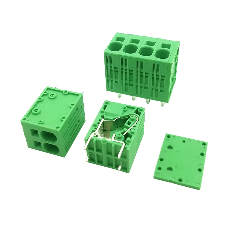 10Pcs KF205V 7.5 2P ~ 12P PCB SPRING TERMINAL BLOCKS DG271V 7.5mm 2PIN ~ 12PIN 30A 300V SPT 5 1 V  PHOENIX CONTACT DEGSON KEFA