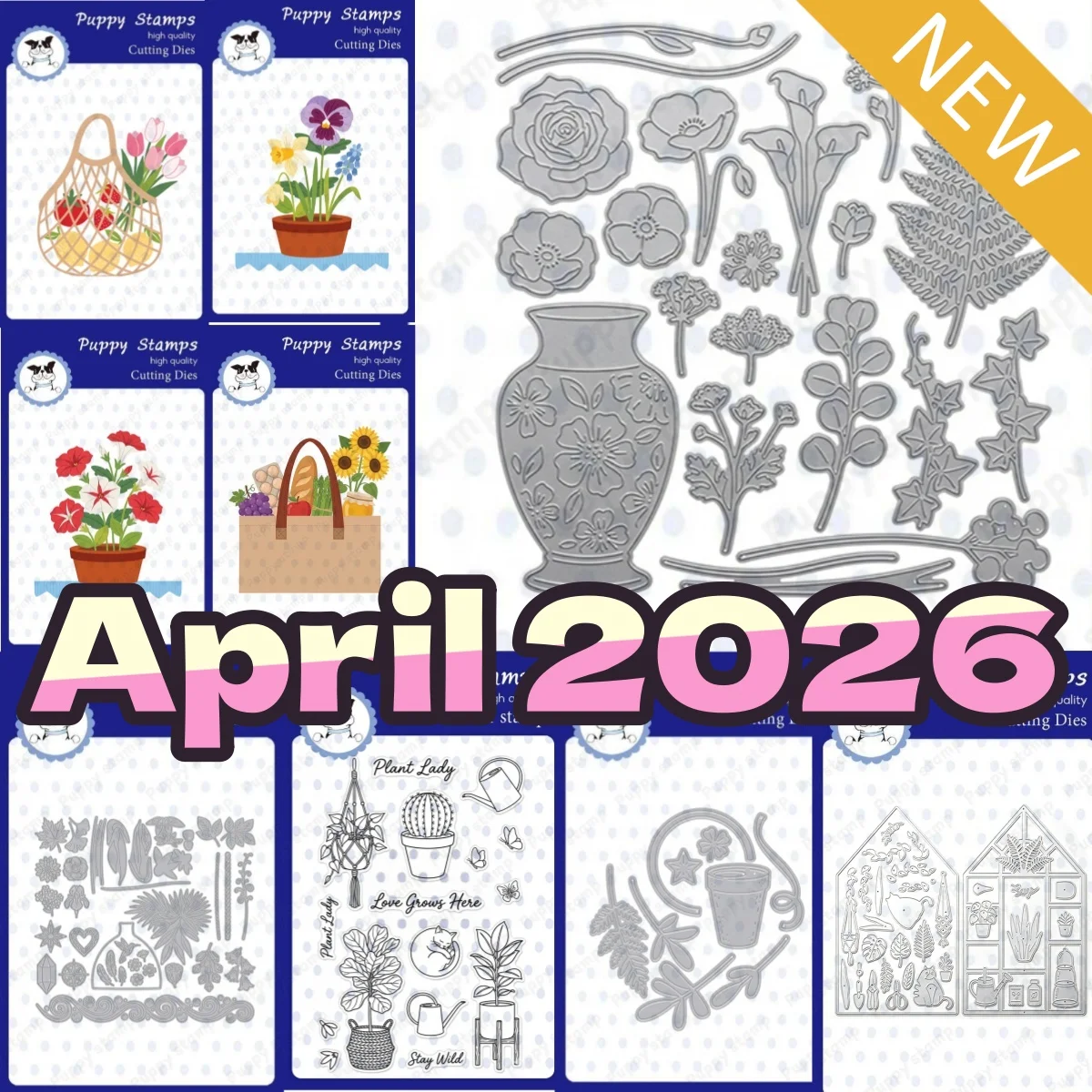 

April 2026 New Handbag Floral Vase Metal Cutting Dies for DIY Scrapbook Diary Paper Card Decorating Embossing Supplies Template