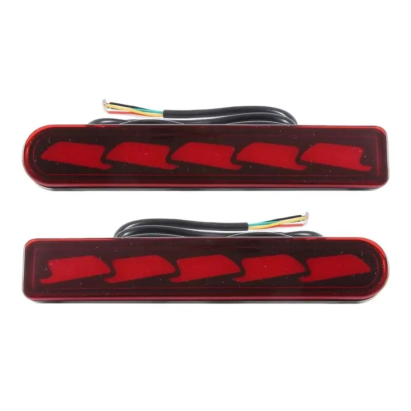 

Well Car Rear Bumper Light For Toyota FJ Cruiser 2007-2017 US Version Reflector Turn Signal Light Stop Brake Lamp Red AMEXIAOXU