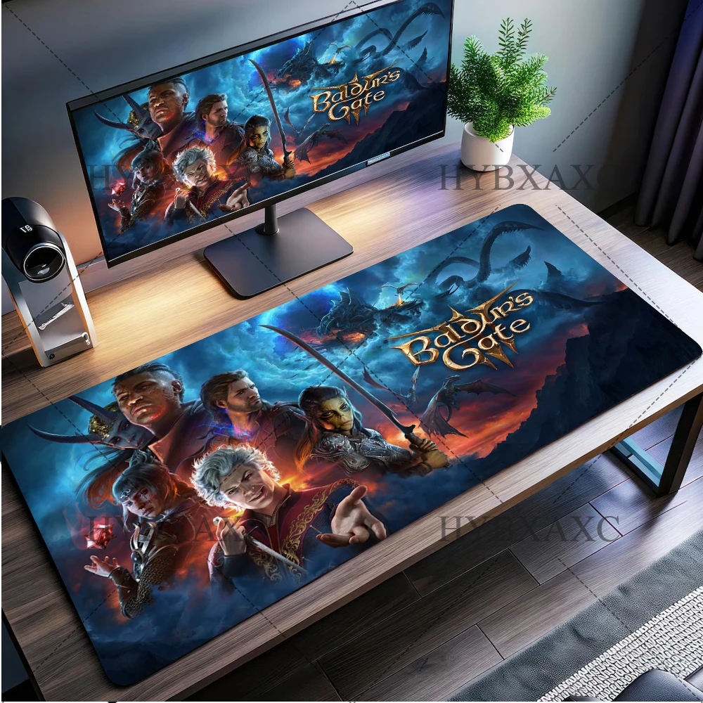 STEAM Top GAME Baldurs Gate 3 Game Non-slip Mouse Pad Suitable For Office Computers Laptops E-sports Game Desk Mats XXL Keyboard