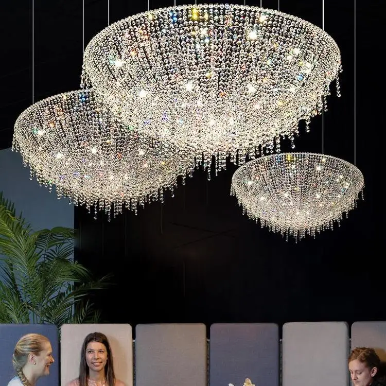 Rustic Bedroom Dining Room Pendant Light Fixtures Lighting Chandeliers Ceiling Luxury Gold Led Modern K9 Crystal Chandeliers