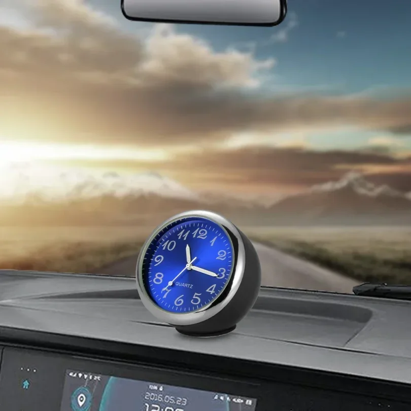 Car Ornament Automotive Clock Auto Watch Thermometer Hygrometer Home Automobiles Interior Decoration Clock In Car Accessories