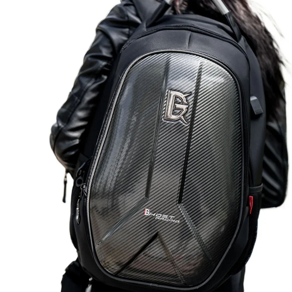 

Motorcycle Helmet Hard Shell Backpack, Riding Backpack, Motorcycle Travel Bag