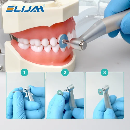 Imagen 2 del producto ELIJAH 40 unids/caja discos de Pulido Dental compuestos cerámica vidrio Ionómero acabado pulido restauraciones consumibles de odontología