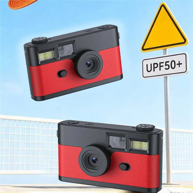 [NEW!】 Mini Screenless Digital Camera 1080P Retro Vintage Design 48MP Photo LED Flash 7 Mode Filters For Camping Screen