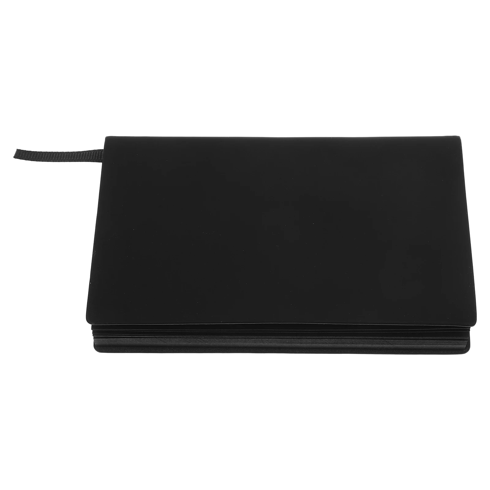 

Blank Inside Notebook Black PU Cover Minimalist Design Cute Journals Women Aesthetic Sketchbook School Supplies College Travel