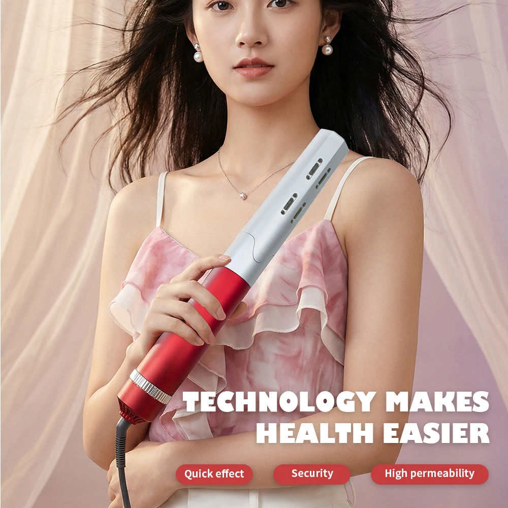 850W 7.0 Pro Terahertz Blower With Red Color Wellness Wand Portable Suitcase Packing Health & Wellness Wand Blower For Home Use