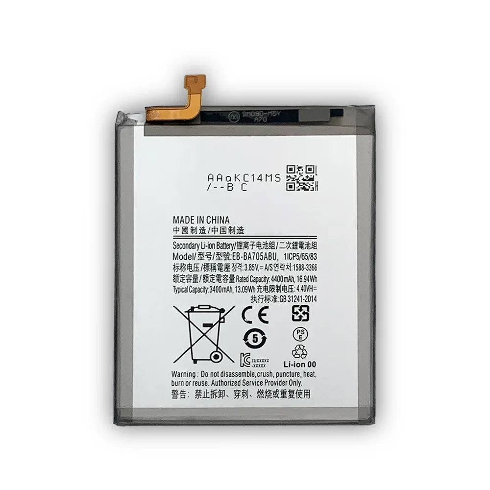 Battery EB-BA705ABU For Samsung Galaxy A70 A70S SM-A705 A705FN A705FYN SM-A705W Replacement Phone 4500mAh Batteria