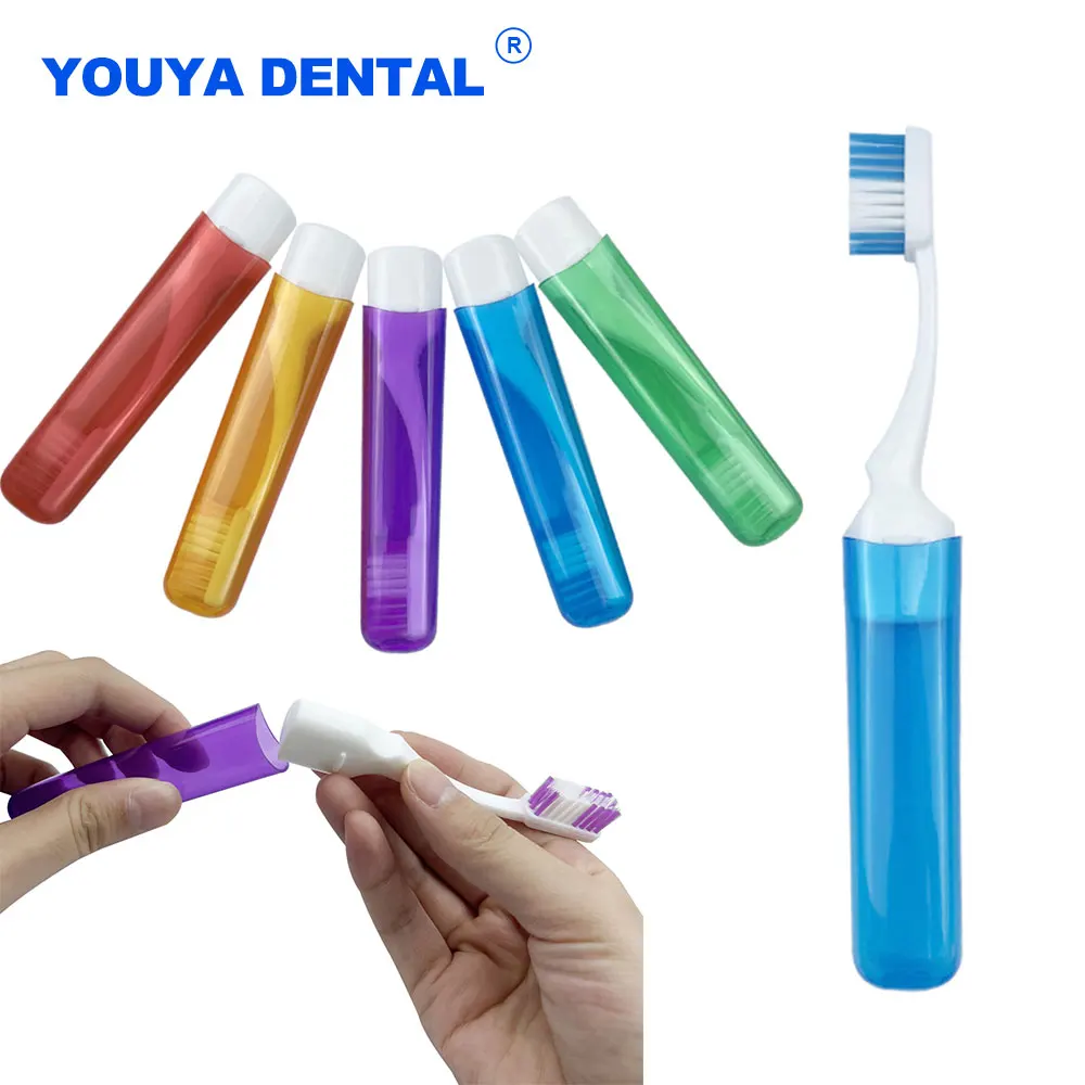 

Creative Toothbrush Cleaning Folding Soft Bristle Brush Hygiene Dental Oral Portable Travel Camping Outdoor Teethbrush Supply