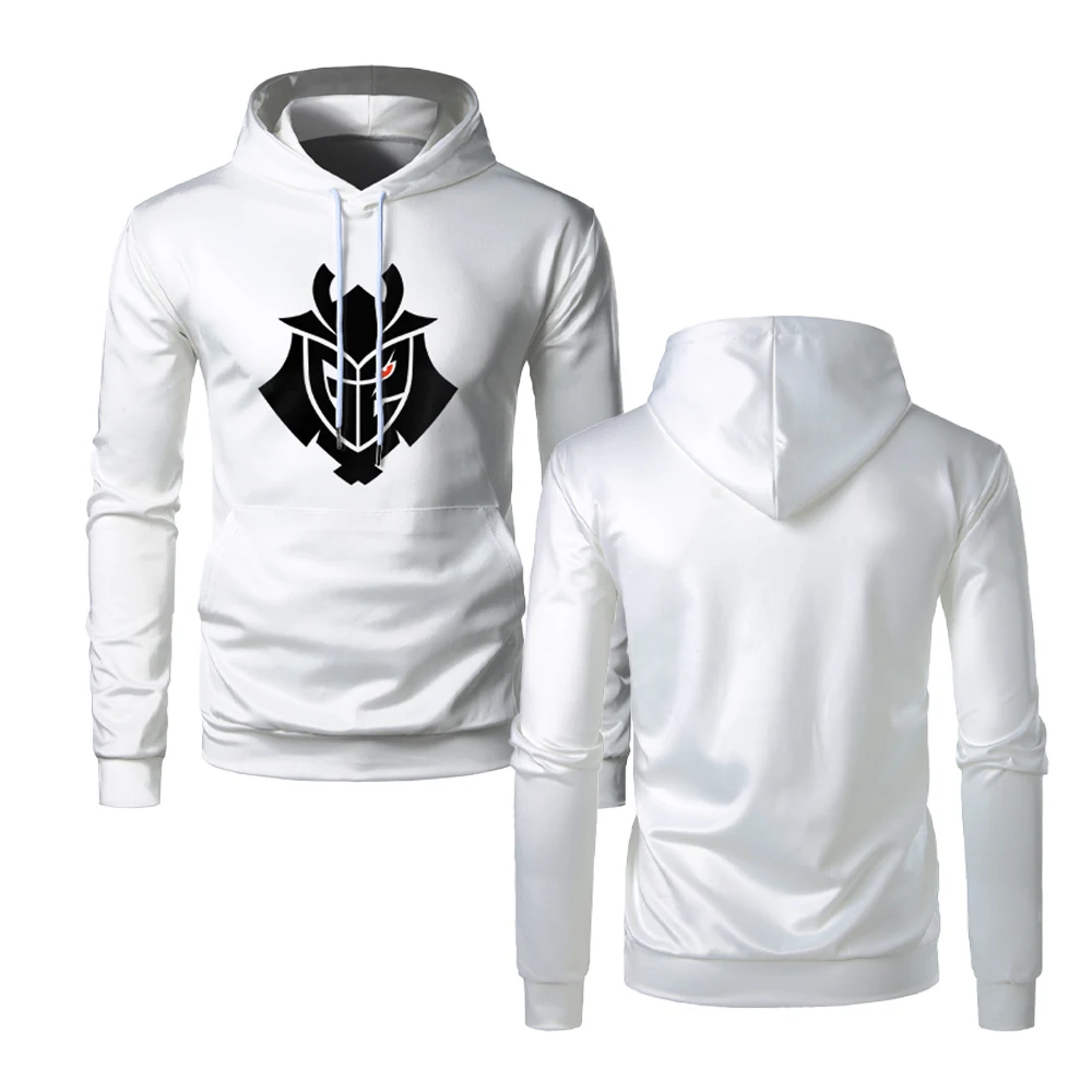 G2 Esports Jersey Mens felpa con cappuccio CS GO Dota2 LOL Team Games Contest Uniform Sports Fashion oversize Boys Fans Pullover felpe