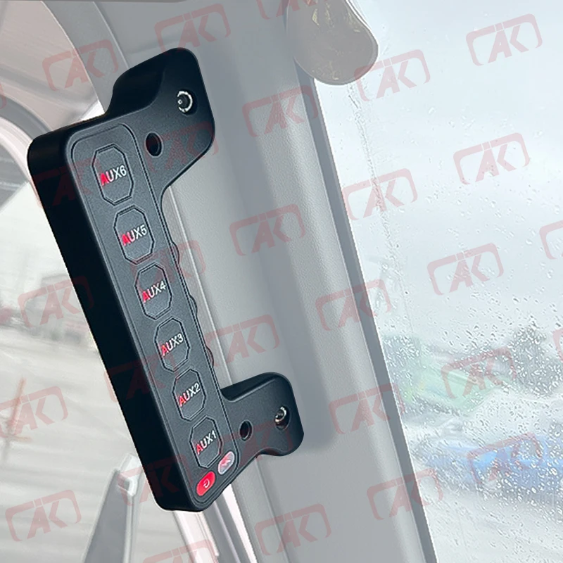 6 Gang Wireless Armrest Light Control Grab Handle Switch Panel for Toyota Landcruiser 70series LC71 LC76 LC79 view 2