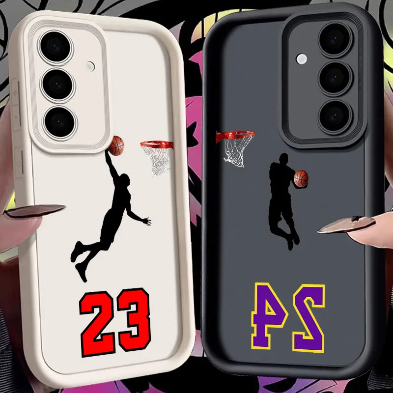 

Phone Case For Samsung S26 S25 S24 S23 S21 S20 Ultra Funny Slam Dunk 23 8 24 Funda For Galaxy S25 S24 FE S26 Plus Silicone Cover