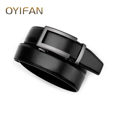 2 पीस पुरुषों के चमड़े की बेल्ट असली लेदर बेल्ट पुरुषों के लिए एडजस्टेबल स्वचालित बेल्ट फैशन डिजाइनर बेल्ट 10 best sales असली चमड़े की बेल्ट - №5