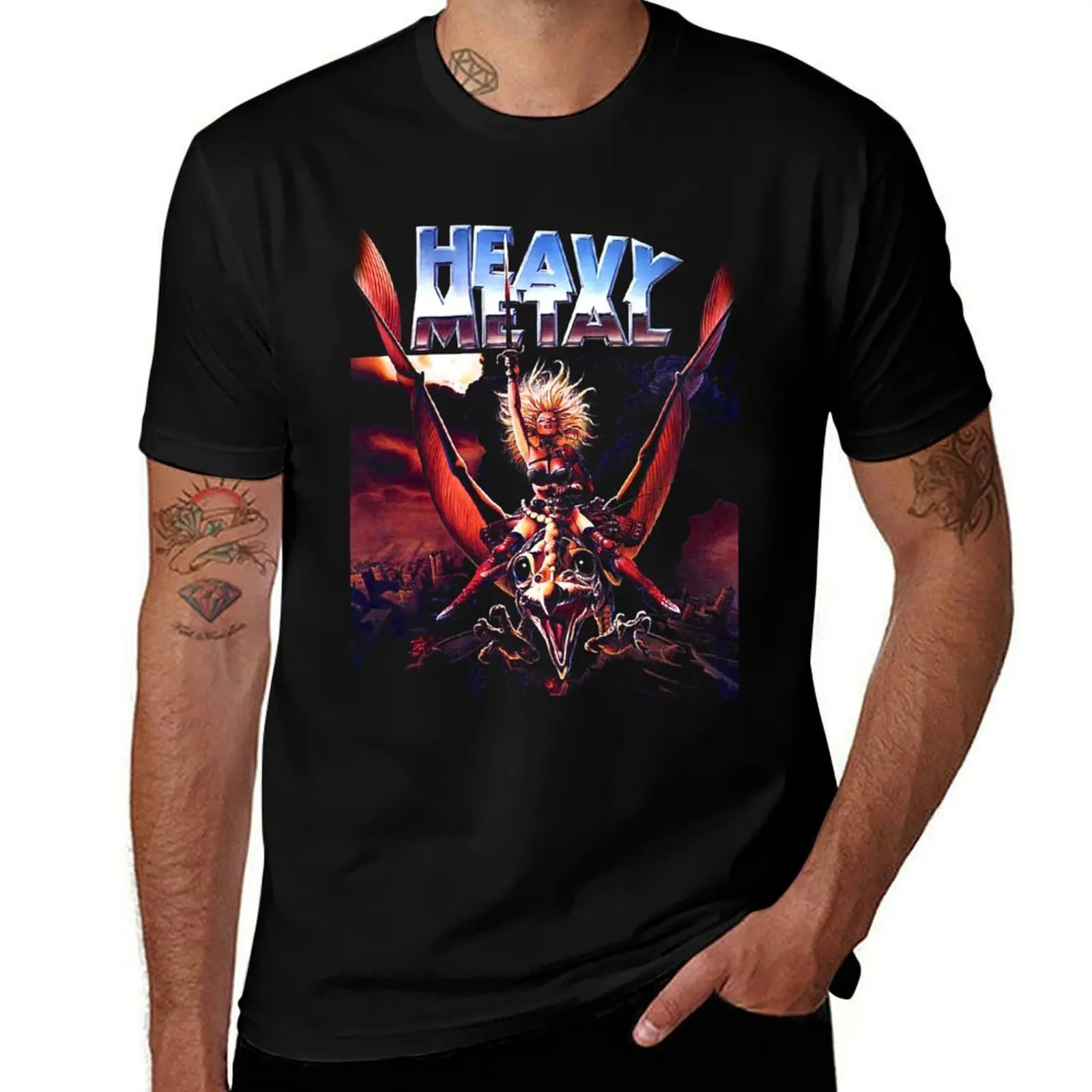 

Heavy Metal Movie T-Shirt Basic Simple Casual Short Sleeve Tee