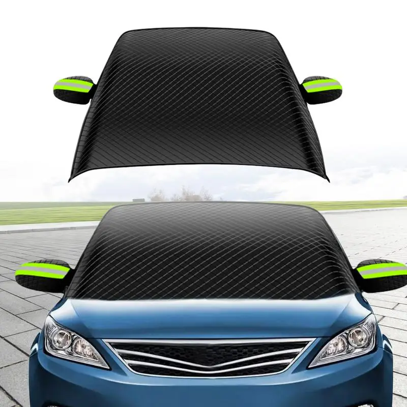 Car Sun Shade Umbrella Automotive Windshield Sunshades Magnetic Oxford Car Interior Accessories Portable Windproof Anti-Theft