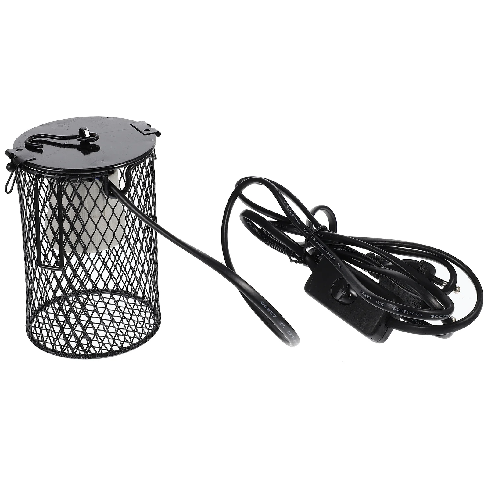 الزواحف مصباح تدفئة غطاء شبكي مع الاتحاد الأوروبي التوصيل عالية الجودة المعادن الحفاظ على الحرارة غطاء خفيف ل موئل الزواحف التلقائي #2