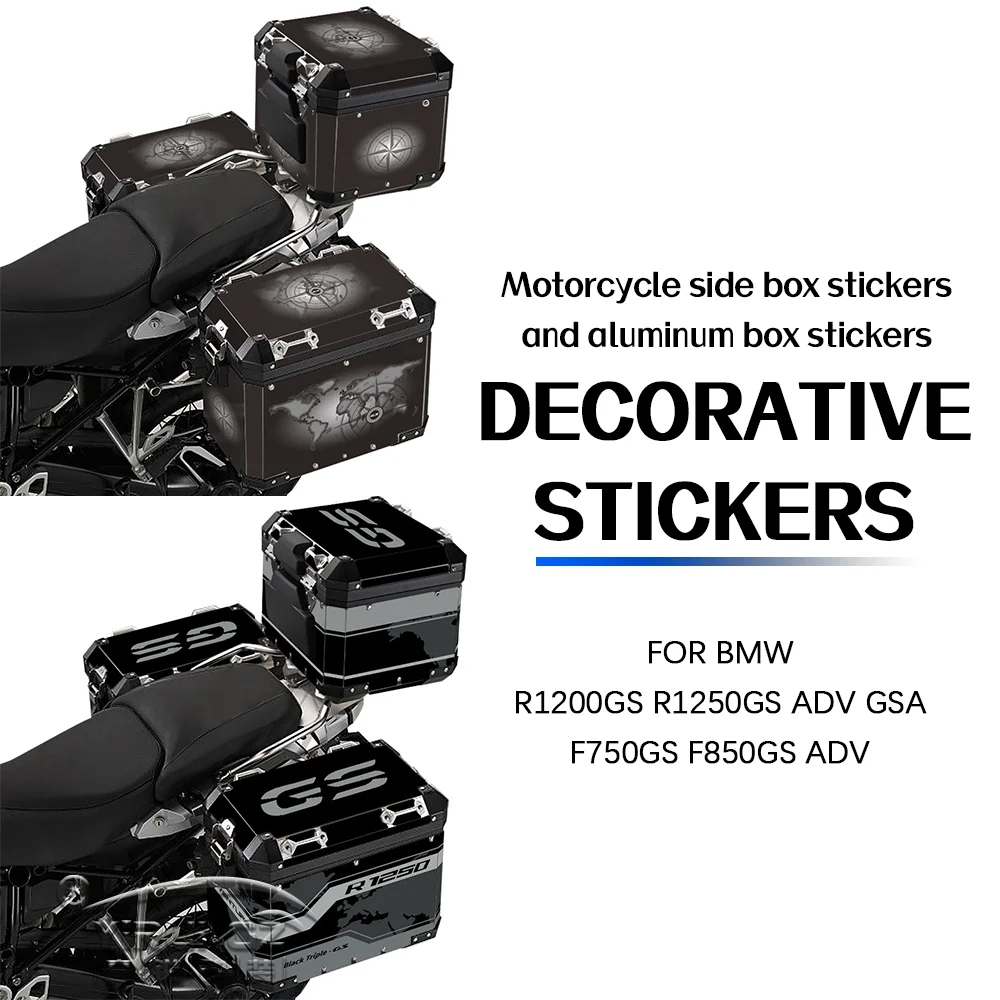 New Protective Pad Decoration Decorative stickers Sticker Decal Uitable For BMW R1250GS F850GS R1200GS Aluminum Box Motorcycle